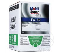 MOBIL huile moteur synthétique pour voiture 5W30 20L SUPER 3000 XE