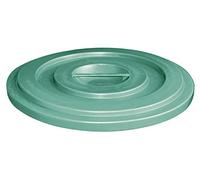 Mobil Plastic Couvercle pour poubelle industrielle Vert 50 l