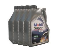 MOBIL Super 1000 X1 15W-40 Huile VW 50101 50500, MB 229.1, Api Cf , 4x5 Litre