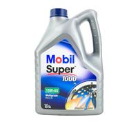 Mobil Huile moteur Super 15W-40 1000 X1 minérale ACEA A3/B3 API SN Plus 5 L