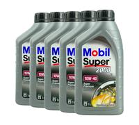 MOBIL Super 2000 X1 10W-40 Huile VW 50101, MB 229.1, Api Cf , 5x1 Litre