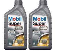 Mobil Super 3000 Formula P 0W-20, 1L (Lot de 2)