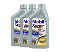MOBIL Super 3000 Formula V 5W-30 Huile BMW Longlife-04, MB 229.51, 3x1 Litre