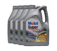 MOBIL Super 3000 X1 Formula Fe 5W-30 Huile Ford WSS-M2C913-D, 4x5 Litre
