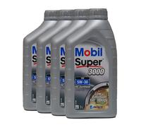 MOBIL Super 3000 Xe 5W-30 Huile MB 229.31, 229.51, 229.52, dexos2, 4x1 Litre