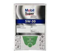 Mobil Super 3000 XE 5W-30 Huile Moteur HC Synthèse, 20 L