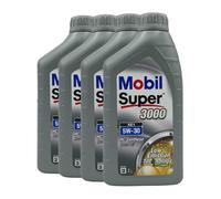 MOBIL Super 3000 XE1 5W-30 Huile BMW Longlife-04, MB 229.52, 4x1 Litre