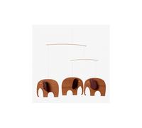 Flensted Baby Elephants 3 Mobile en bois, couleur : marron, dimensions : 24 x 32 cm, 071TU