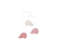 Flensted Mobiles 3 cochons contents roses