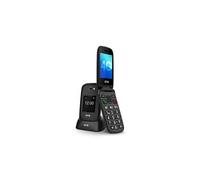 SPC Harmony 2 - Téléphone Portable pour Personnes âgées | Touches XL, 4G et Double écran Anti-Rayures (2,8”+1,77”) | Bouton SOS et Profil Ice | Vol. 104dB et Compatible avec Les Aides auditives, Noir