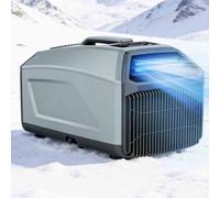 Mobile Ac Unit with Dual Hose, Tent Air Conditioner, Portable Camping Ac Unit, 3-In-1 Cooling Dehumidifier & Fan, 3 Speeds, for Van Life, RV, Truck Cabins(1500W)