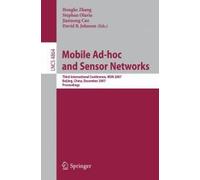 Mobile Ad-Hoc And Sensor Networks