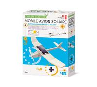 4M Kit de fabrication Green Science – Avion solaire mobile – Argenté