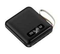Mobile Battery Bank - 5000mAh Fast Charging Battery Pack With Ultra-Light Design And Digital Display For Smart Phones And Devices 5000mAh Mobile Battery Bank - Ultra-Light Fast Charging Pack Wit