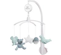 Baby's Only - Mobile musical Baby - Avec figurines tricotées - Boîte à musique bébé - Facile à installer - Mobile bébé avec musique - Pour garçons et filles - Stonegreen/Mint