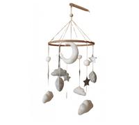 Mobile bébé moon and stars fait main