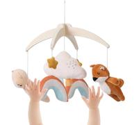 Mobile Berceau Ornements En Peluche Forme D'Animaux Sur Lit Bébé | Mobile Apaisant Enfant Bébé Pour Garçons Filles Appartement Chambre Salon Salle Jeux Crèche Heure du Coucher