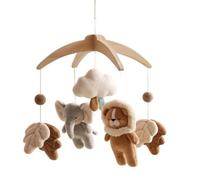 Mobile Berceau pour Garçon Apaisants Animaux En Peluche Pour Poussette | Mobile Berceau En Peluche Pour Garçons Maison Appartement Chambre Salon Salle De Jeux Garderie Moment Du Coucher Voyages