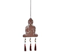 Mobile Bouddha en métal rouillé