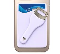 Mobile Card Pocket Clip - Suction Back Wallet, Phone Mount with Convenience, Lightweight Storage Sleeve, Compact Accessory Pouch, Credit Holder for Keeping Essential Cards Tickets Easily Accessible