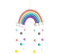 Mobile de Berceau Arc-en-ciel pour bébé, Carillons éoliens Suspendus, Style Boho, Glands Arc-en-ciel pour Lit de bébé, Décoration Suspendue (rose)