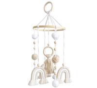 Mobile de berceau, mobile de bébé 7, 9x19, 3 pouces pour berceau, décor pépinière arc-en-ciel Boho, bébé suspendu pour chambre d'enfants