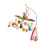 Mobile De Lit Apaisant Pour Bébé Avec Éléphants Rotatifs Musique Apaisante Et Anneau Dentition Sûr Le Développement Sensoriel Jouet Berceau Bébé