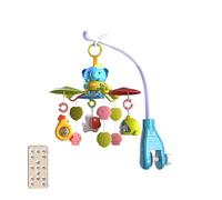 Mobile De Lit Apaisant Pour Bébé Avec Éléphants Rotatifs Musique Apaisante Et Anneau Dentition Sûr Le Développement Sensoriel Mobile Berceau Bébé Avec Boîte À Musique