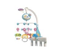 Mobile de Lit Bébé, Mobile Musical Bébé Rotatif avec Hochets Animaux Détachables et Support Mobile, Bébé Mobile de Berceau Musical, Décoration de Chambre d'enfant, Cadeau Nouveaux-nés