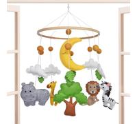 Mobile De Lit Musical Pour Bébés | Mobile Rotatif Suspendu Pour Berceau De Bébé Avec Animaux De La Forêt En Feutre | Jouet De Cloche De Lit En Tissu Doux Pour La Décoration De La Chambre De Bébé, De L