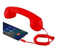 Mobile Desktop Receiver - Vintage Audio Handpiece, Auxiliary Cable Earpiece | Vintage Wireless Phone Handset Cell Phone Hand Calls Video Conferences Computer Laptop Pad Office School Living Room Bedroom