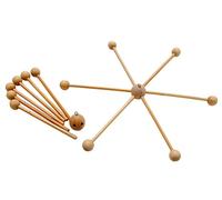 Mobile en bois, mobile en forme d'étoile en bois de 30 cm à créer soi-même, croix, berceau