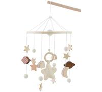 Mobile en bois pour bébé avec étoiles et lune [Playtastic]