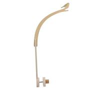 Mobile en forme d’oiseau pour berceau de bébé, support en bois réglable en hauteur, pied triangulaire stable pour baldaquin de berceau et jouets, support en bois de hêtre pour