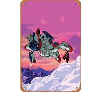 Mobile Fighter G Gundam Affiche en métal rétro décorative pour la maison 30,5 x 20,3 cm