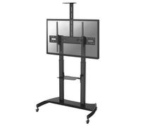 MOBILE FLAT SCREEN FLOOR STAND (HEIGHT: 128-160 CM)