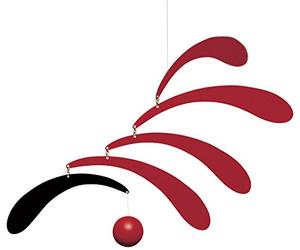 Mobile Flowing Rhythm Red