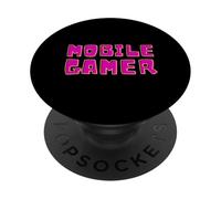 Mobile Gamer Girl Cute Meme Cadeau pour sœurs et Mamans Joueurs PopSockets PopGrip Adhésif