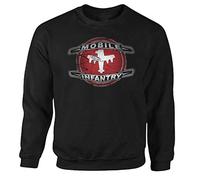 Mobile Infantry Starship Troopers Alien Science Fiction Slatter Slasher Sweat-shirt Noir XL