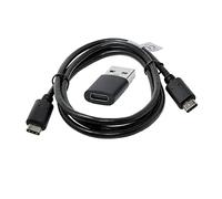 Mobile-Laden Câble USB + adaptateur compatible avec Cubot KingKong Power 5, USB 3.0 pour un transfert rapide, 1 mètre, transfert et chargement rapides