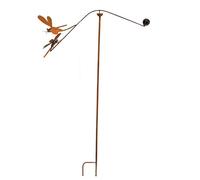 La Grande Prairie Mobile de Jardin Balancier Libellule en Métal 73x115cm