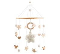 Mobile Lit Bébé, Les Motifs Incluent Des étoiles, Des Nuages et Des Oursons. C'est Un Cadeau Idéal Pour Un Nouveau-Né, Convenant Aussi Bien Aux Garçons Qu'aux Filles.