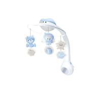 mobile musical 3-en-1 projecteur bleu veilleuse chambre bébé