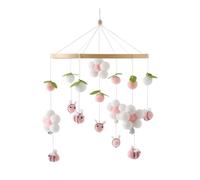 Mobile Musical Bébé Abeille et Fleur, Mobile pour Berceau, Jouet d’Éveil Sensoriel Suspendu, Décoration de Chambre Bébé, Cadeau de Naissance