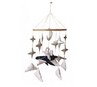 Mobile astronaute en bois, fait main