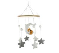 Mobile Musical Bébé - Mobile bébé renard endormi fait main - mobile musical pour lit