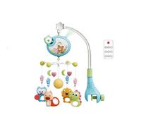 Mobile Musical Bébé, Mobile pour Lit Bébé avec Musique et Boîte à Musique Télécommandée, Hochets Bébé Rotatifs Suspendus Mobile Bébé avec Bras Réglable, Cadeau Nouveau Née, Type 7