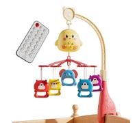 Mobile Musical De Berceau,Mobile de Berceau avec Télécommande | Jouet Rotatif Portable pour Décoration Jeu Sommeil Poussette Moïse Lit 0-18 Mois Garçons Filles