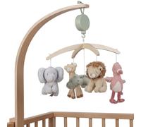 Mobile musical en bois safari friends
