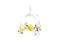 Mobile musical en velours blanc - SAUTHON - Pluche et Pompon